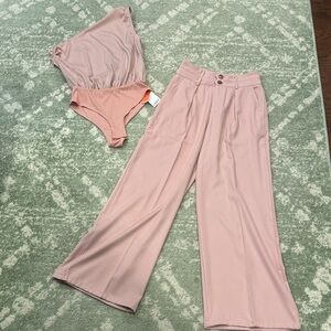 Cider Pink Pants Set
